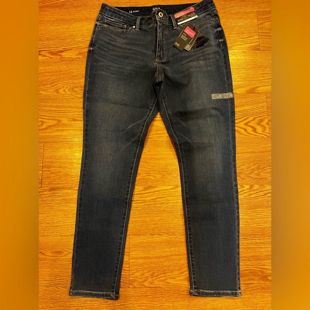 a.n.a Women’s Deep Indigo Skinny Jeans #4